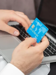 Someone using the Self Visa Secured card