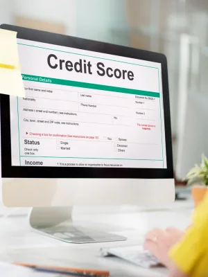 Someone learning how to maintain a good credit score.