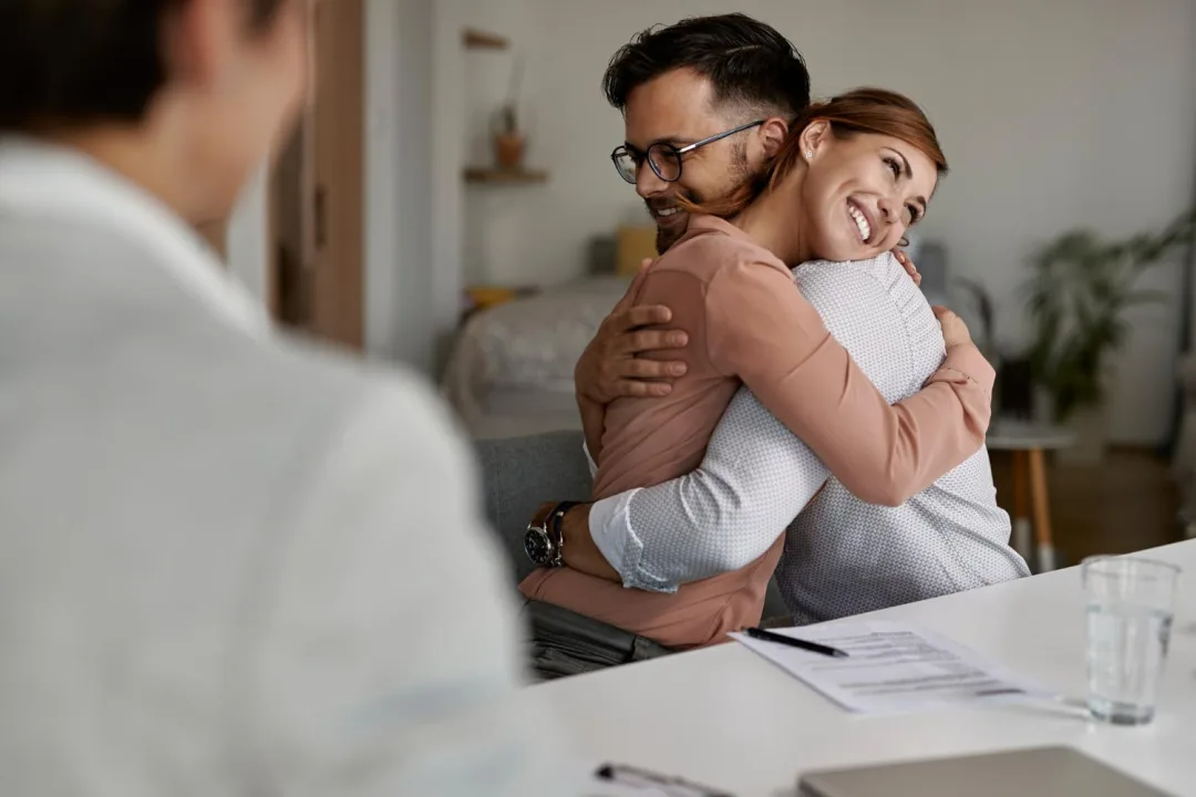 Happy people with a Personal Loan Approval.