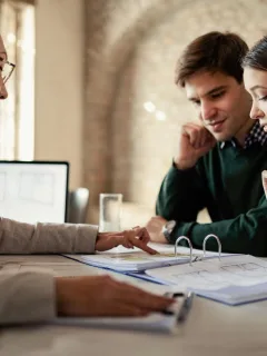 couple taking mortgage forbearance